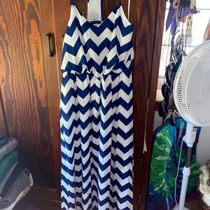 Chevron Maxi Dress